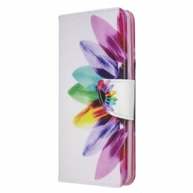 Folio-hoesje voor Xiaomi Redmi 8 Aquarel Bloem