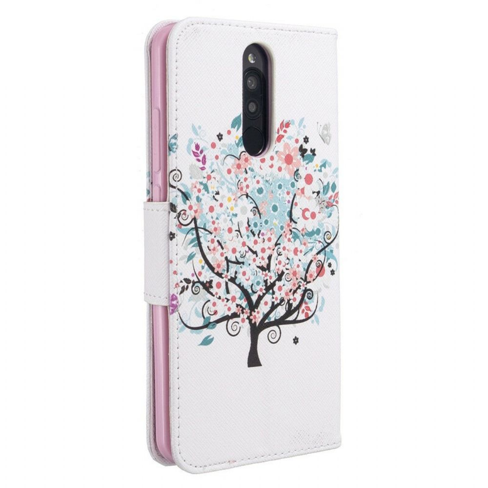Folio-hoesje voor Xiaomi Redmi 8 Bloemrijke Boom