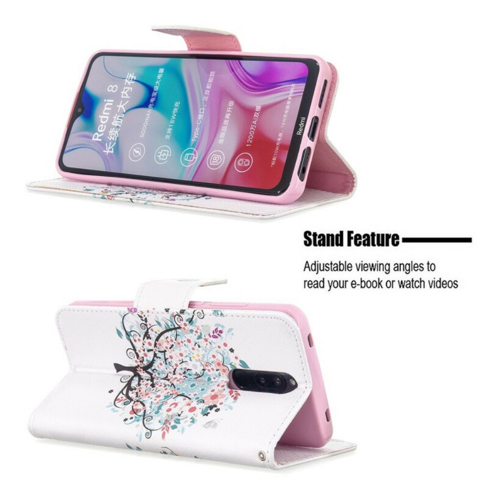Folio-hoesje voor Xiaomi Redmi 8 Bloemrijke Boom