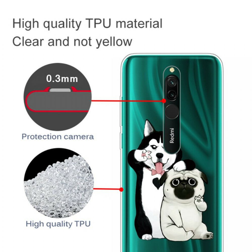 Hoesje voor Xiaomi Redmi 8 Grappige Honden