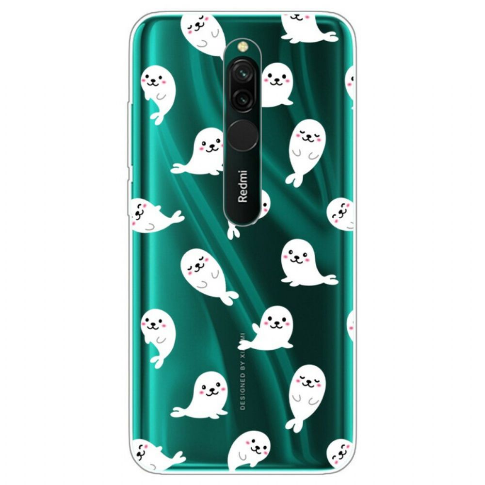 Hoesje voor Xiaomi Redmi 8 Top Zeeleeuwen