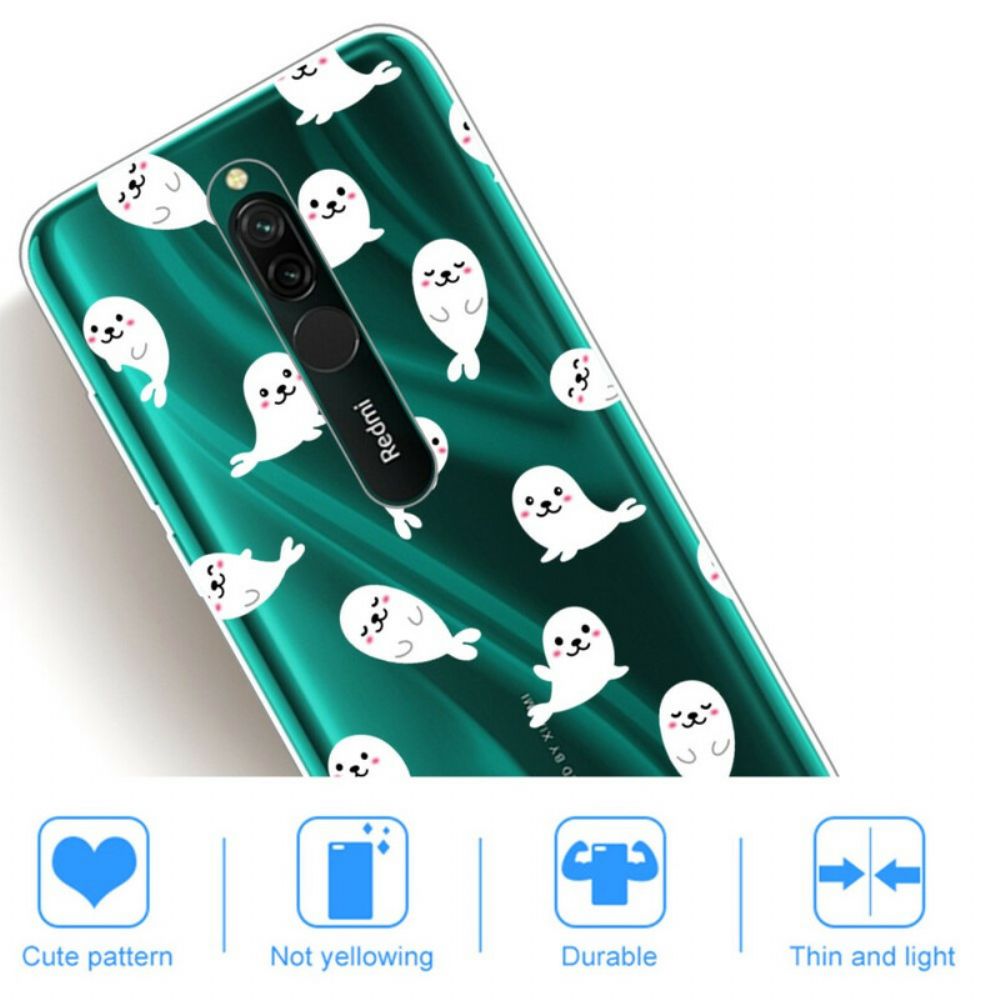 Hoesje voor Xiaomi Redmi 8 Top Zeeleeuwen
