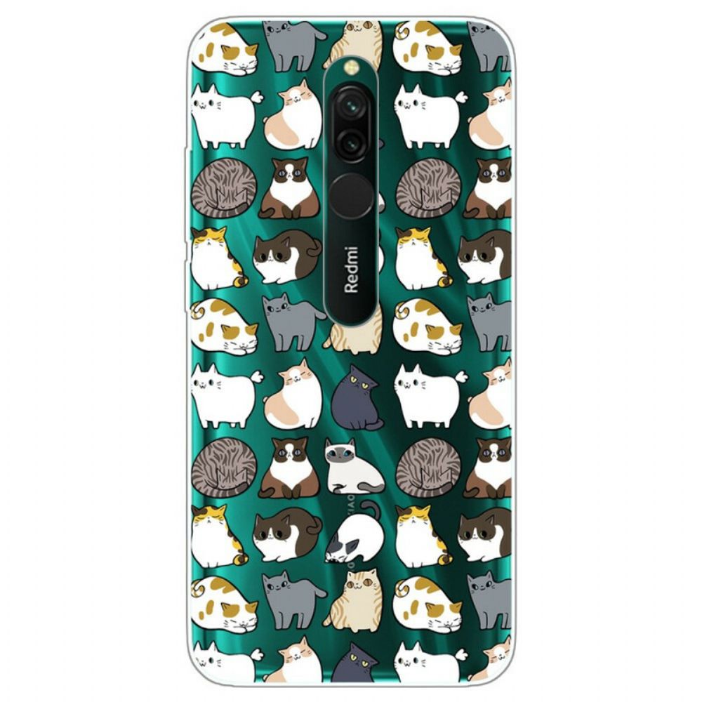 Telefoonhoesje voor Xiaomi Redmi 8 Top Katten