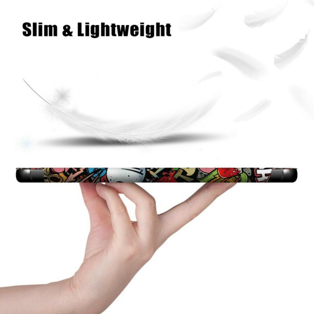 Bescherming Hoesje voor Huawei MatePad T 10s Verbeterde Graffiti
