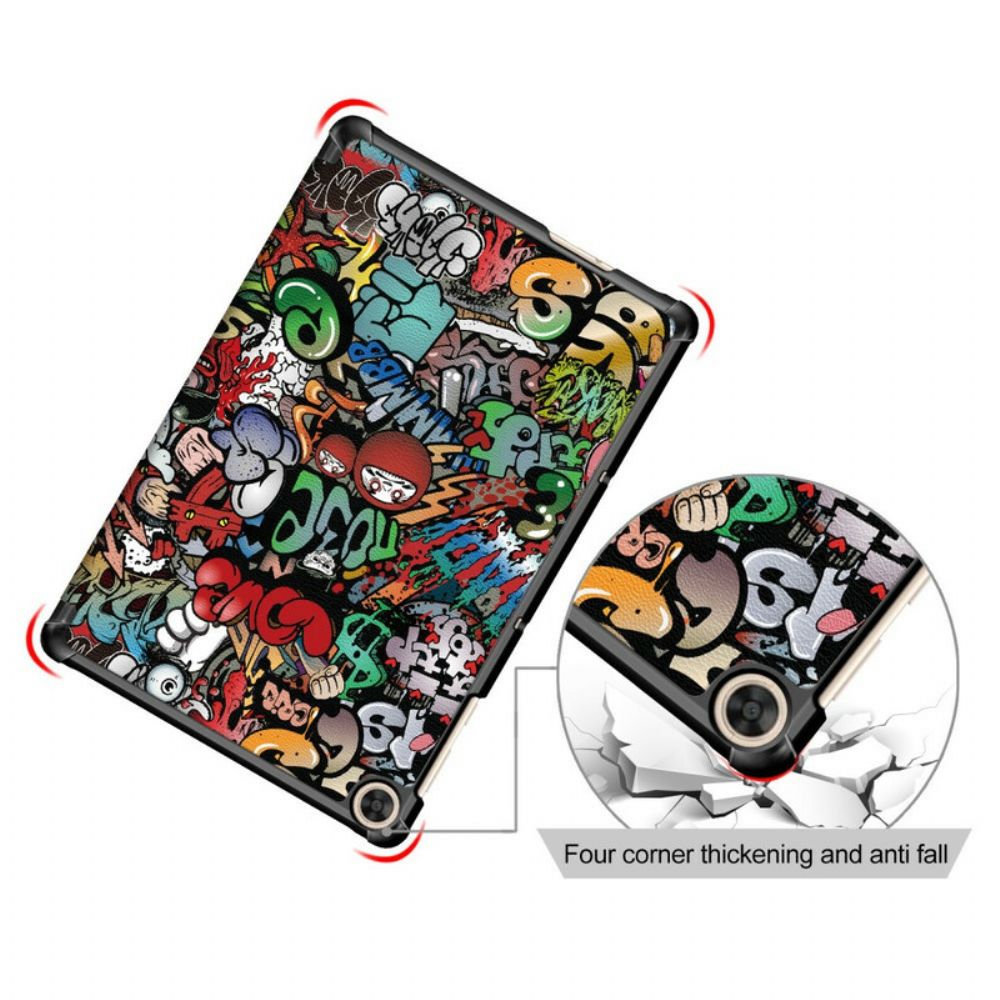 Bescherming Hoesje voor Huawei MatePad T 10s Verbeterde Graffiti