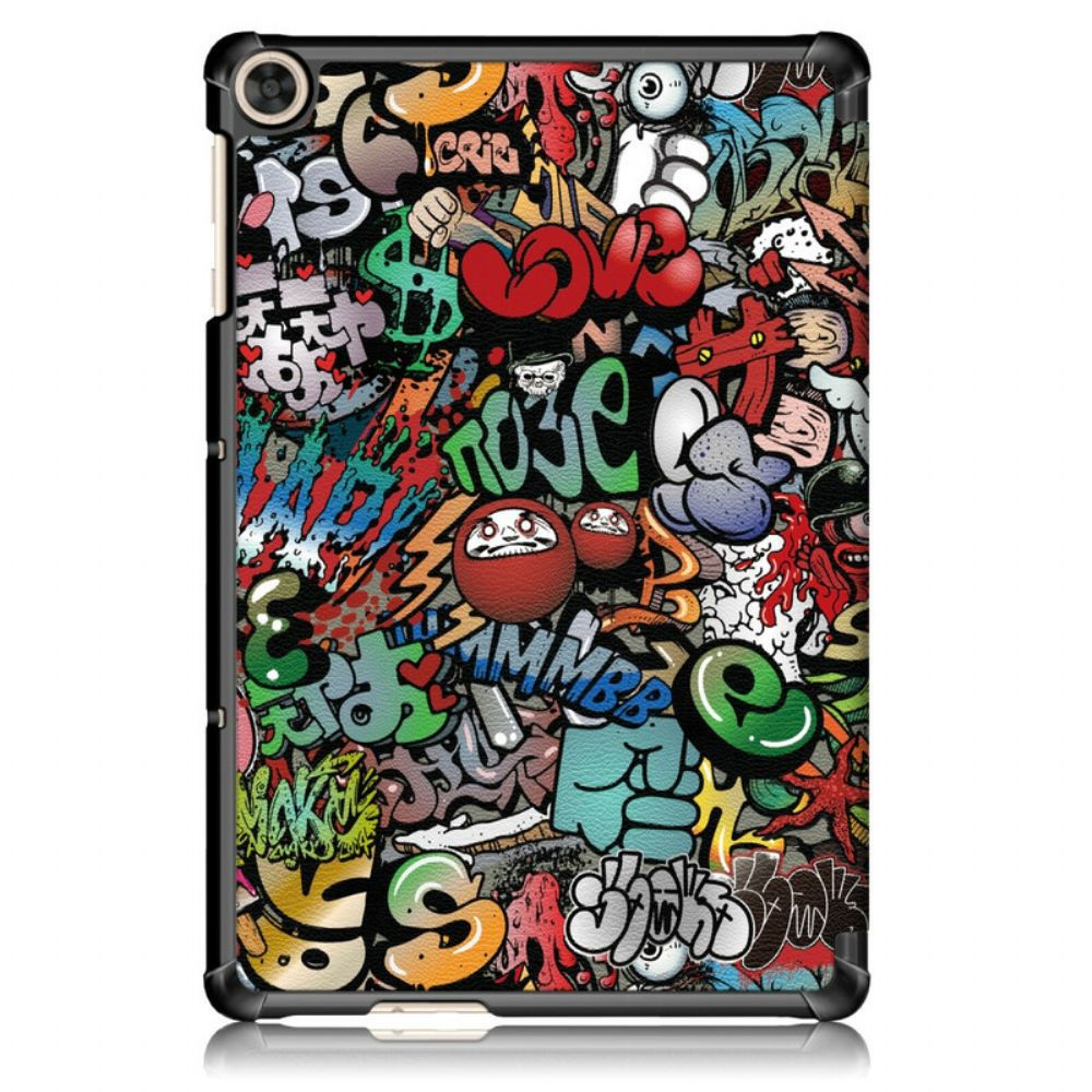 Bescherming Hoesje voor Huawei MatePad T 10s Verbeterde Graffiti