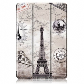 Bescherming Hoesje voor Huawei MatePad T 10s Versterkte Retro Eiffeltoren