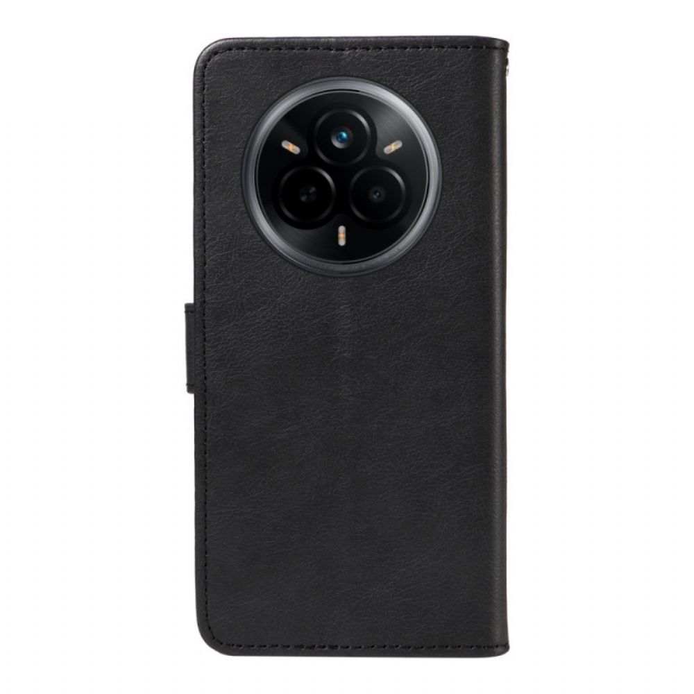 Bescherming Hoesje Realme 14 Pro 5g Effen Kunstleer