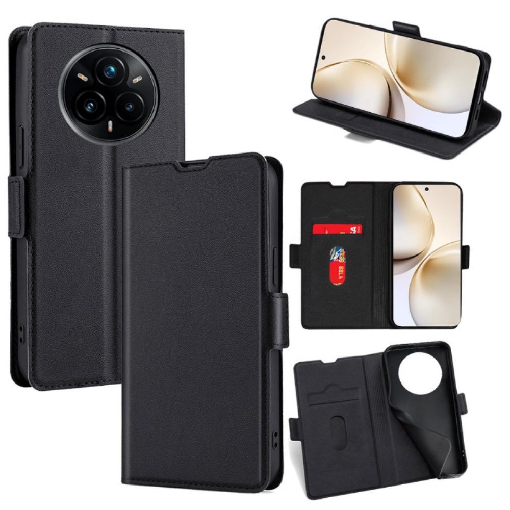 Flip Case Leren Realme 14 Pro 5g Ultradunne Dubbele Sluiting