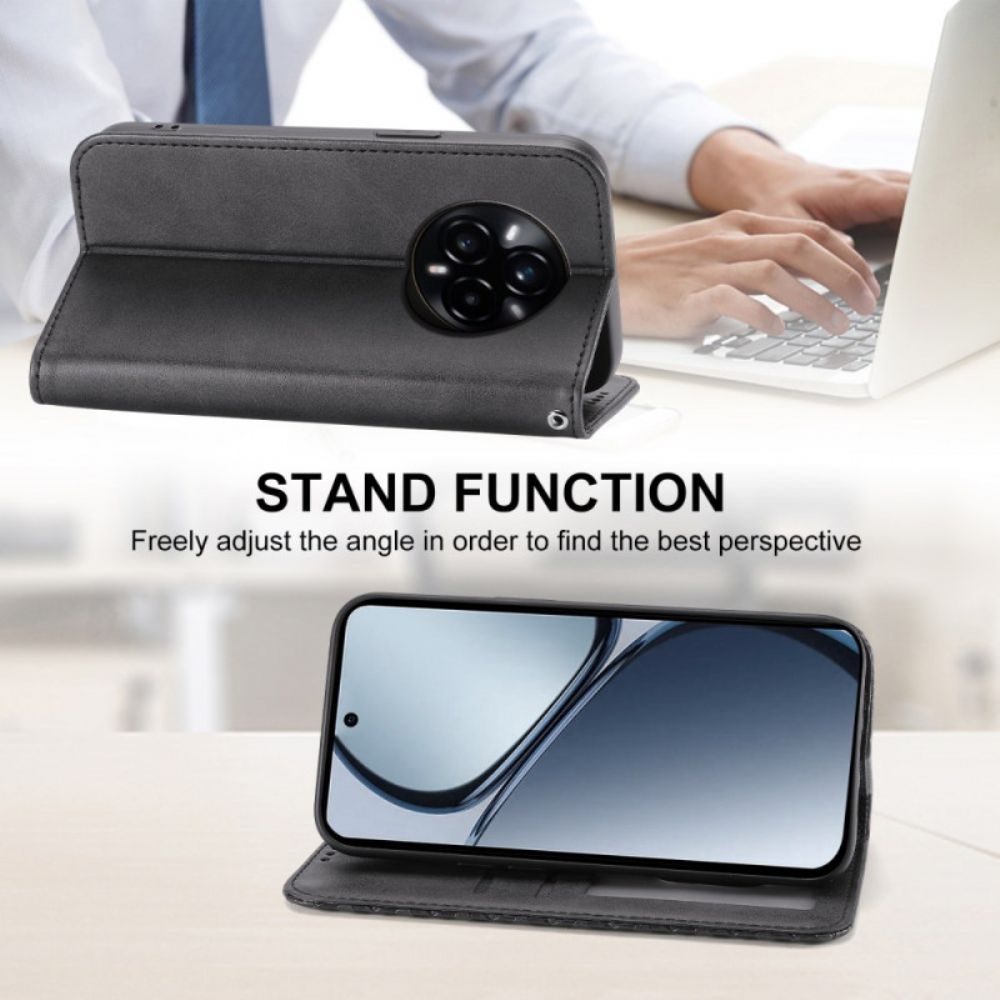 Folio-hoesje Realme 14 Pro 5g Gestructureerd Ontwerp Met Karabijnsluiting Bescherming Hoesje