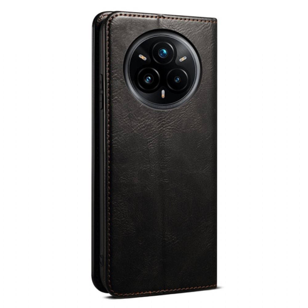 Folio-hoesje Realme 14 Pro 5g Gewaxt Kunstleer