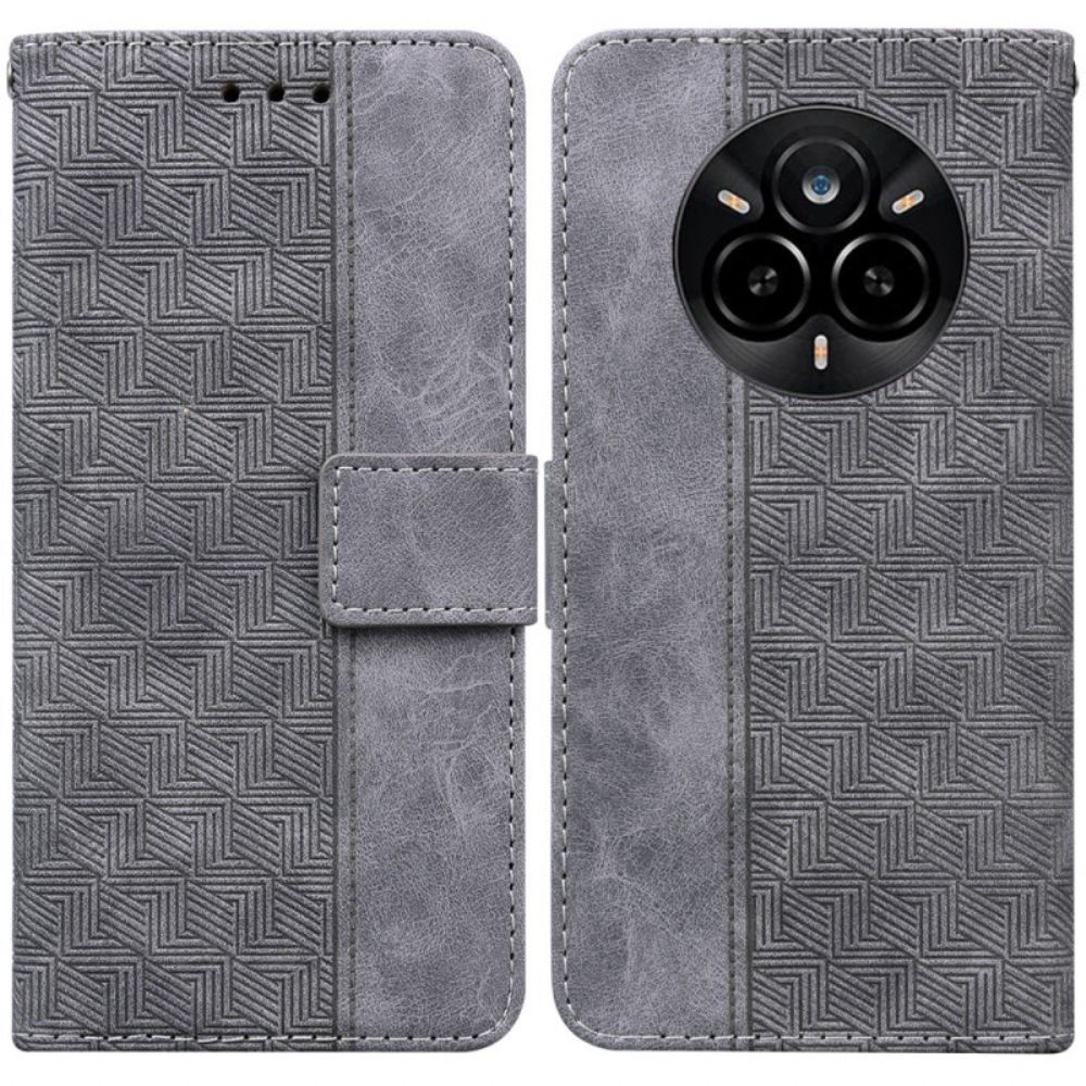 Folio-hoesje Realme 14 Pro 5g Geweven Patroon