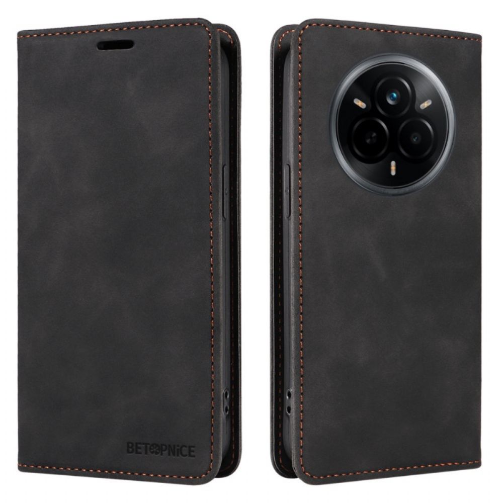 Folio-hoesje Realme 14 Pro 5g Klassieke Suède Rfid