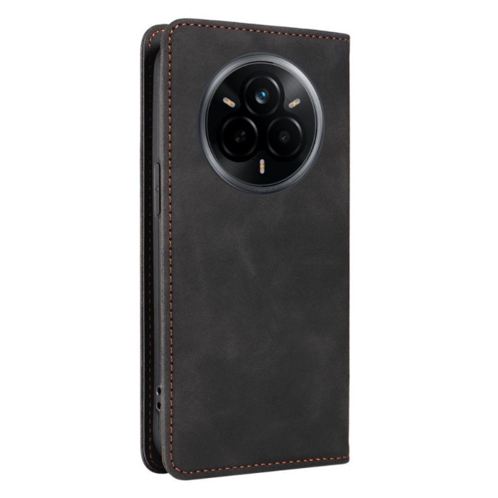 Folio-hoesje Realme 14 Pro 5g Klassieke Suède Rfid