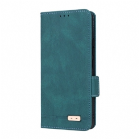 Folio-hoesje Realme 14 Pro 5g Retro Suède-effect