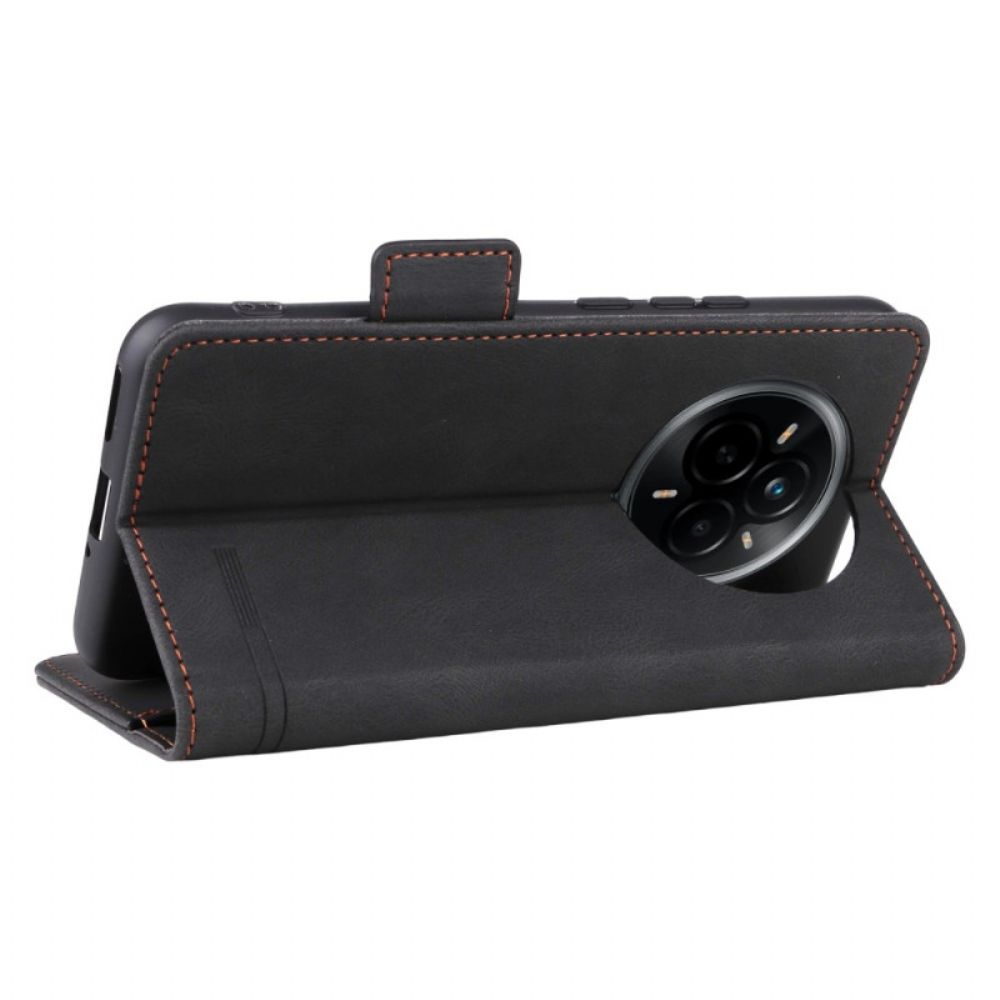 Folio-hoesje Realme 14 Pro 5g Retro Suède-effect