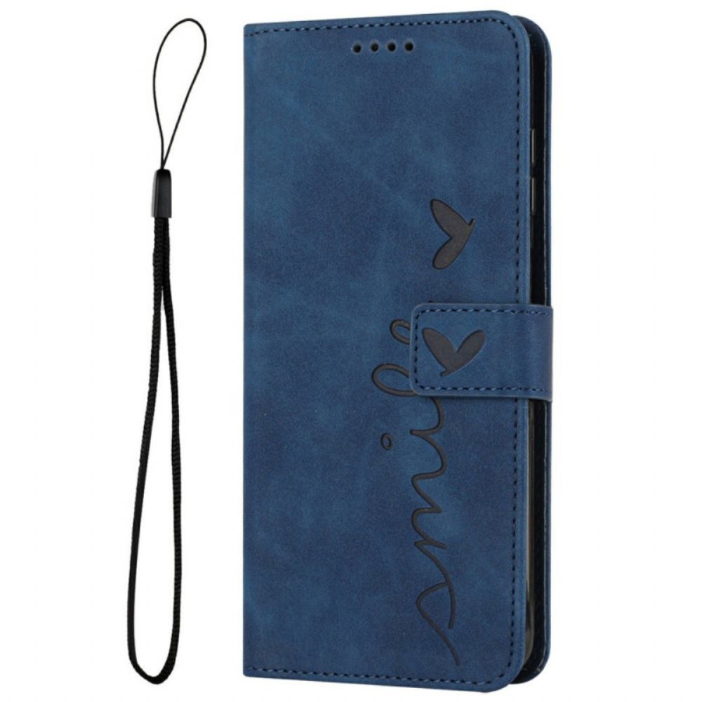 Folio-hoesje Realme 14 Pro 5g Smile Met Bandje