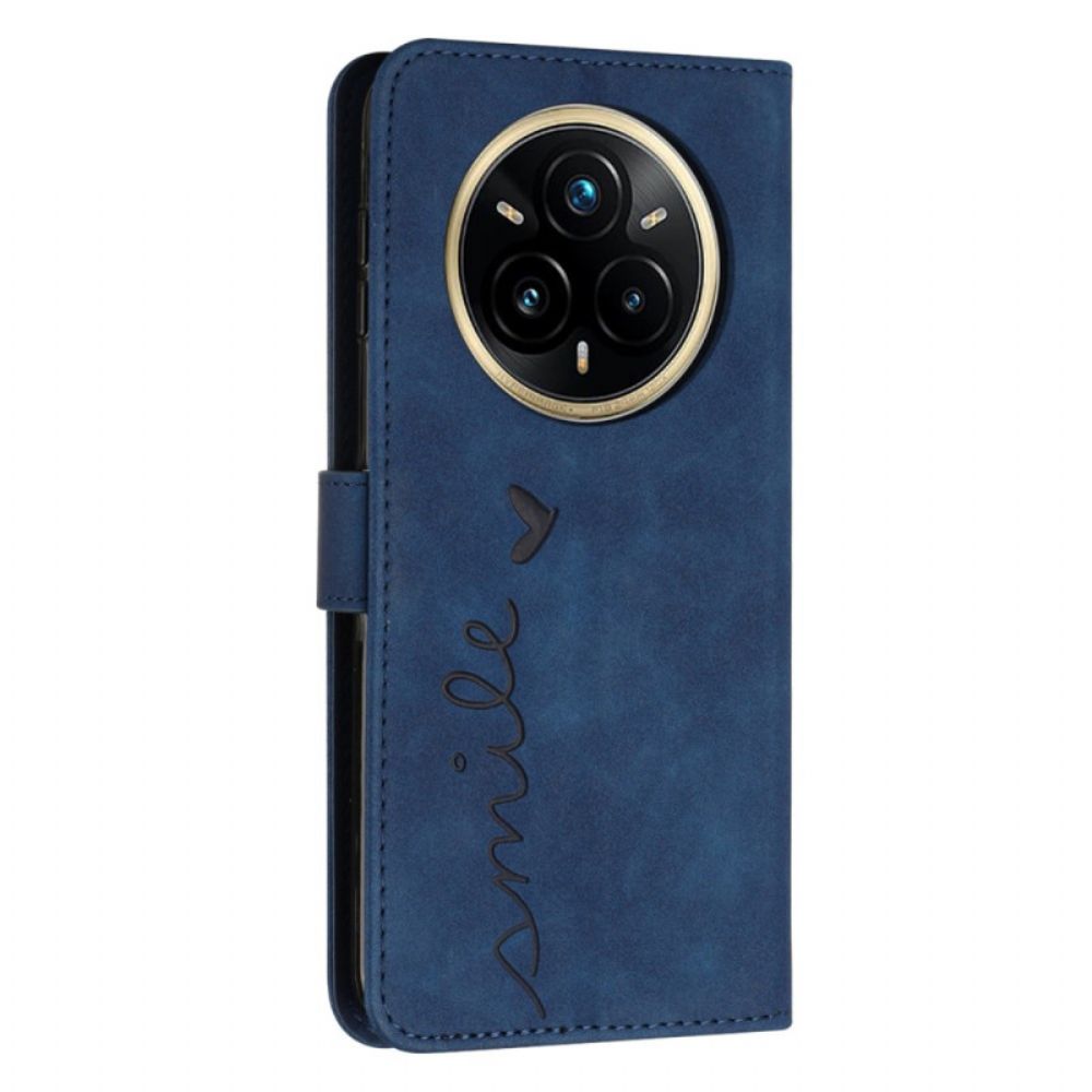 Folio-hoesje Realme 14 Pro 5g Smile Met Bandje