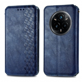 Folio-hoesje Realme 14 Pro 5g Telefoonhoesje Diamantrand Met Suède-effect