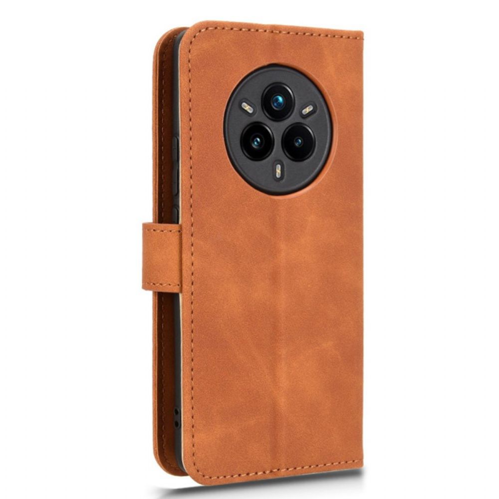 Folio-hoesje Realme 14 Pro 5g Telefoonhoesje Suède-effect