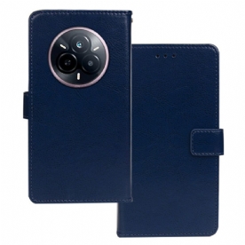 Leren Hoesje Realme 14 Pro 5g Idewei Imitatieleer Bescherming Hoesje