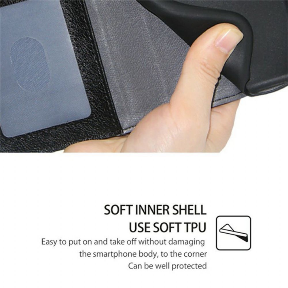 Leren Hoesje Realme 14 Pro 5g Portemonnee Met Bandje