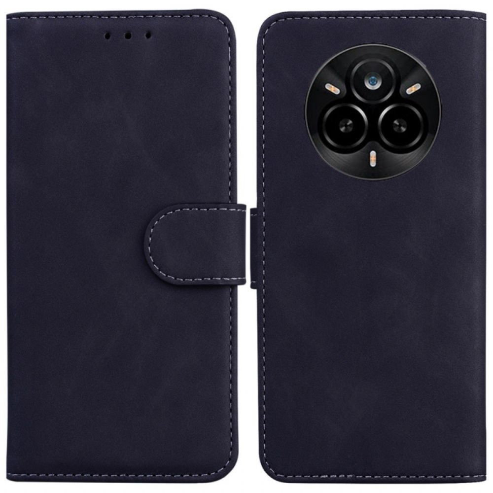 Leren Hoesje Realme 14 Pro 5g Suède-stijl Bescherming Hoesje