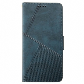 Leren Hoesje Voor Realme 14 Pro 5g Idewei-lijnen