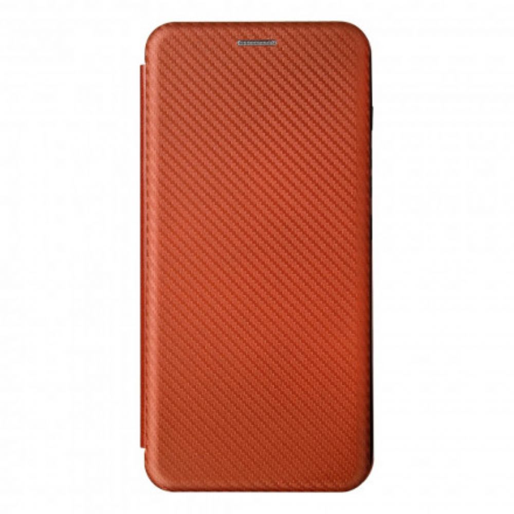 Bescherming Hoesje voor Moto G50 Folio-hoesje Siliconen Koolstof