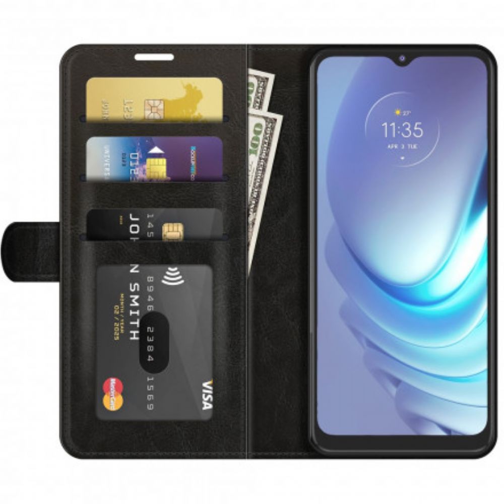 Folio-hoesje voor Moto G50 Ontwerp Leereffect