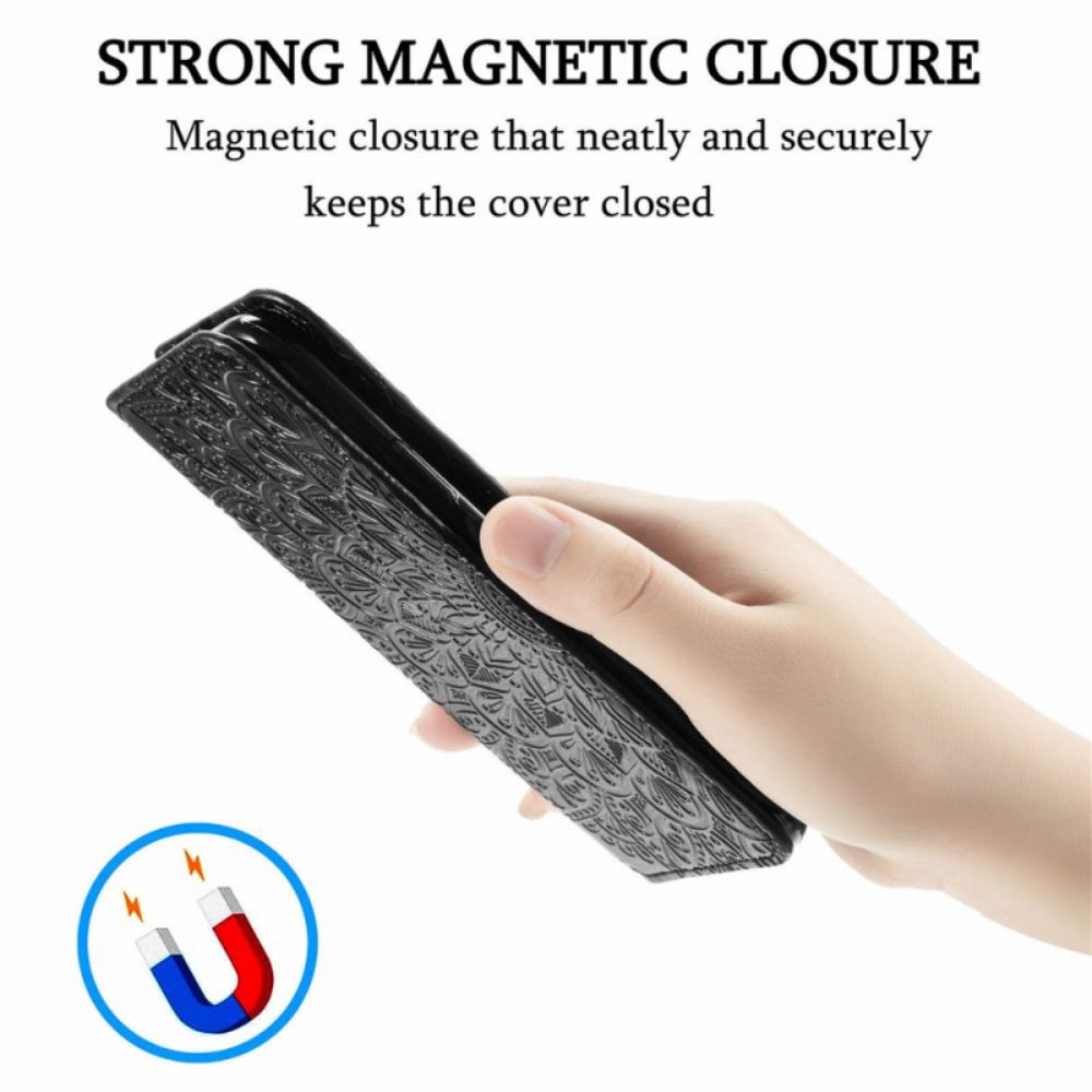 Bescherming Hoesje voor Samsung Galaxy M52 5G Folio-hoesje Antiek Kunstleer