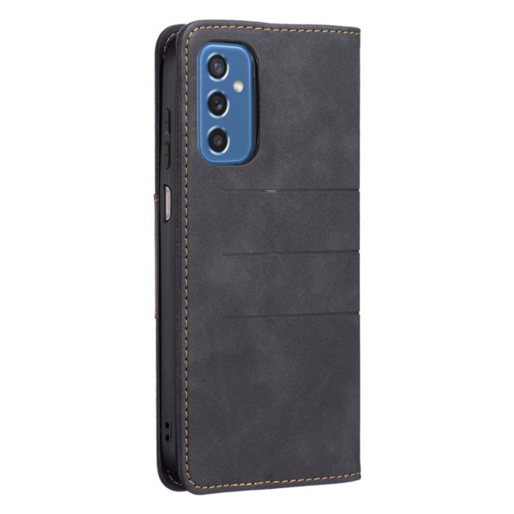 Bescherming Hoesje voor Samsung Galaxy M52 5G Folio-hoesje Binfen Kleur