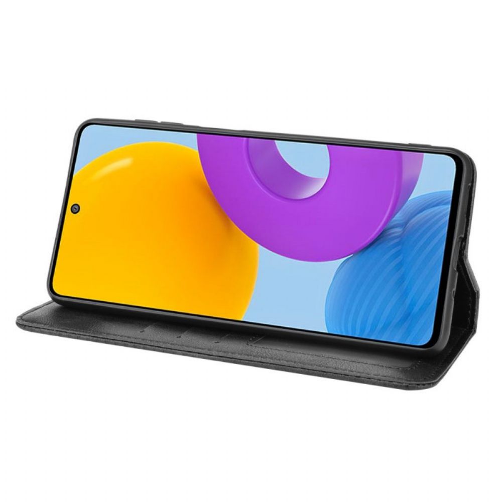 Bescherming Hoesje voor Samsung Galaxy M52 5G Folio-hoesje Zacht Kunstleer
