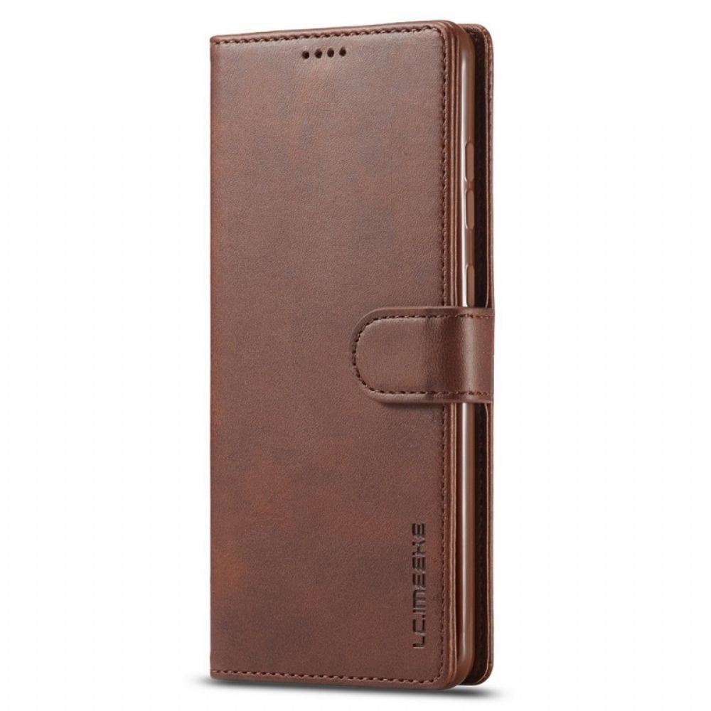 Folio-hoesje voor Samsung Galaxy M52 5G Lc.imeeke Ledereffect