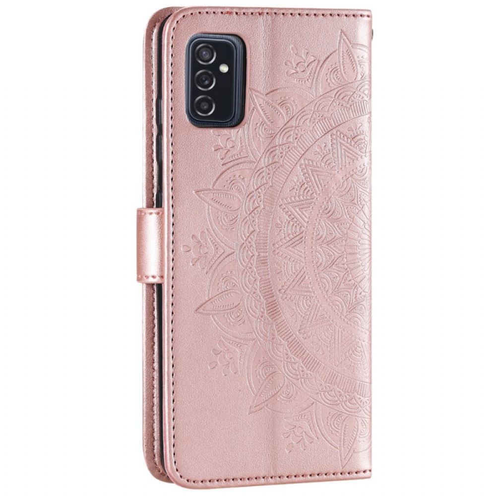 Folio-hoesje voor Samsung Galaxy M52 5G Zon Mandala