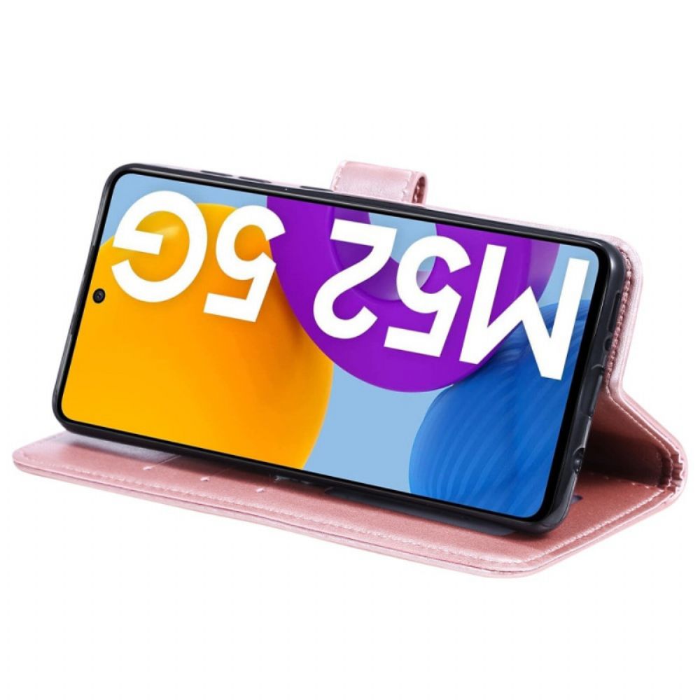 Folio-hoesje voor Samsung Galaxy M52 5G Zon Mandala