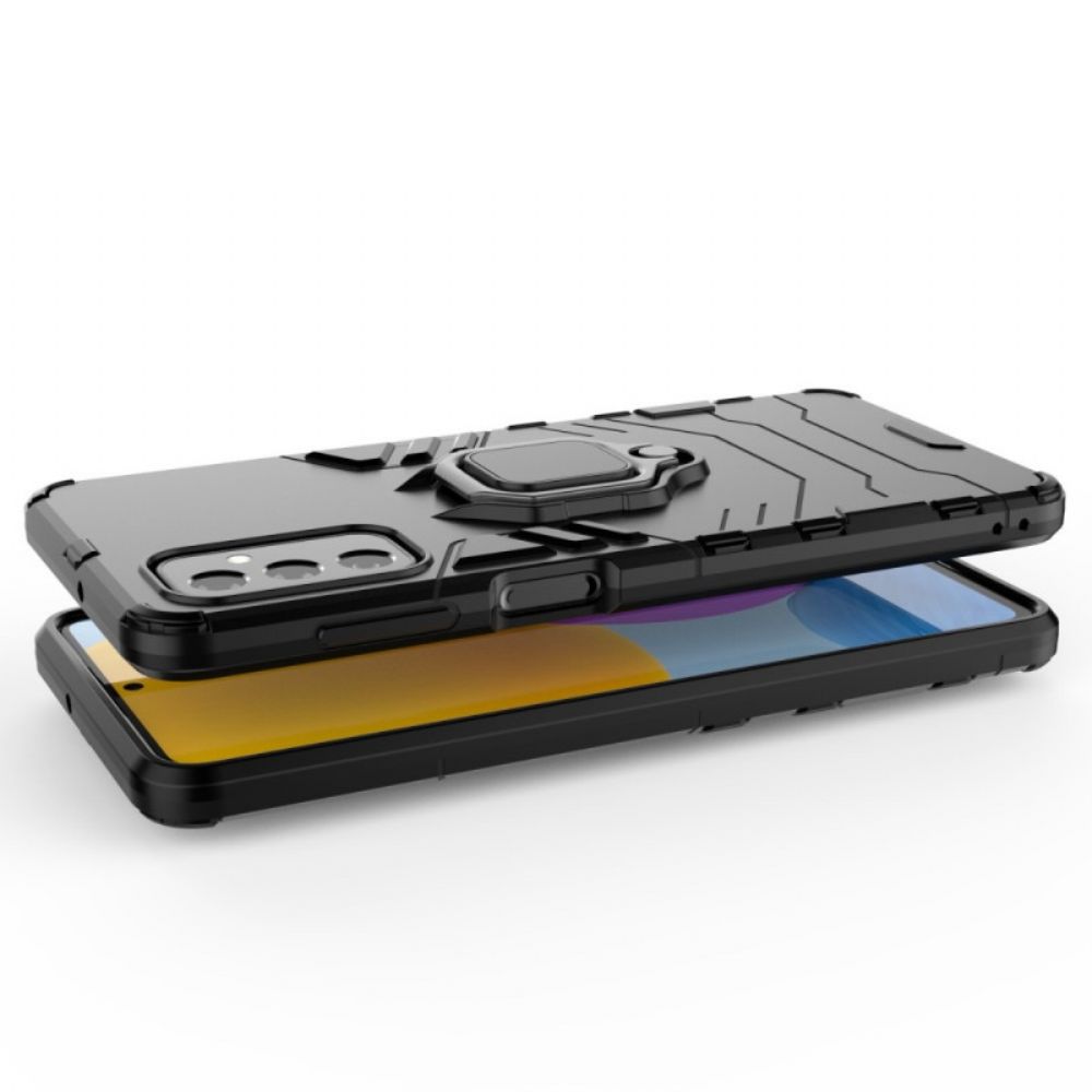 Hoesje voor Samsung Galaxy M52 5G Resistente Ring