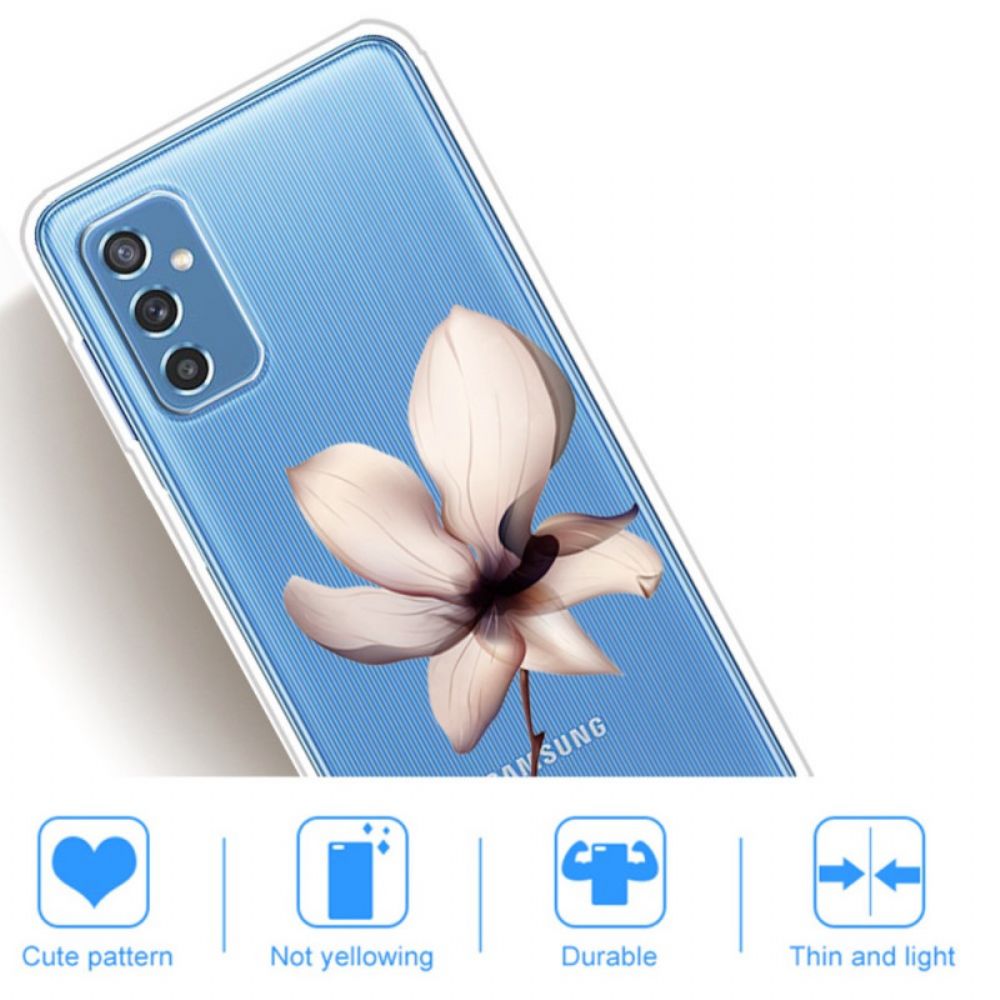 Telefoonhoesje voor Samsung Galaxy M52 5G Breekbare Bloem