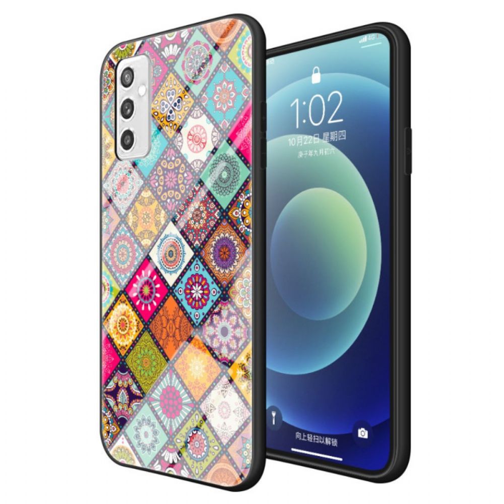 Telefoonhoesje voor Samsung Galaxy M52 5G Met Ketting Oosterse Band Tapestry