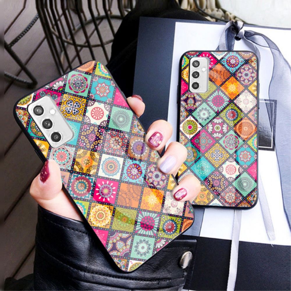 Telefoonhoesje voor Samsung Galaxy M52 5G Met Ketting Oosterse Band Tapestry