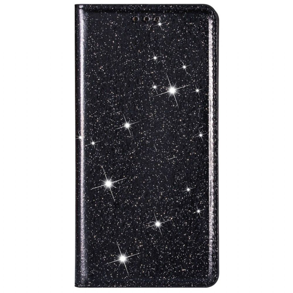 Bescherming Hoesje voor iPhone 14 Folio-hoesje Paillettenstijl