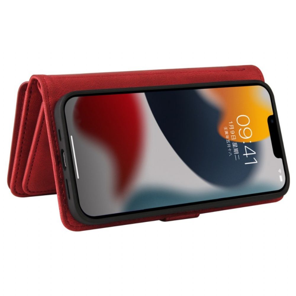 Flip Case voor iPhone 14 Multifunctionele Kaarthouder
