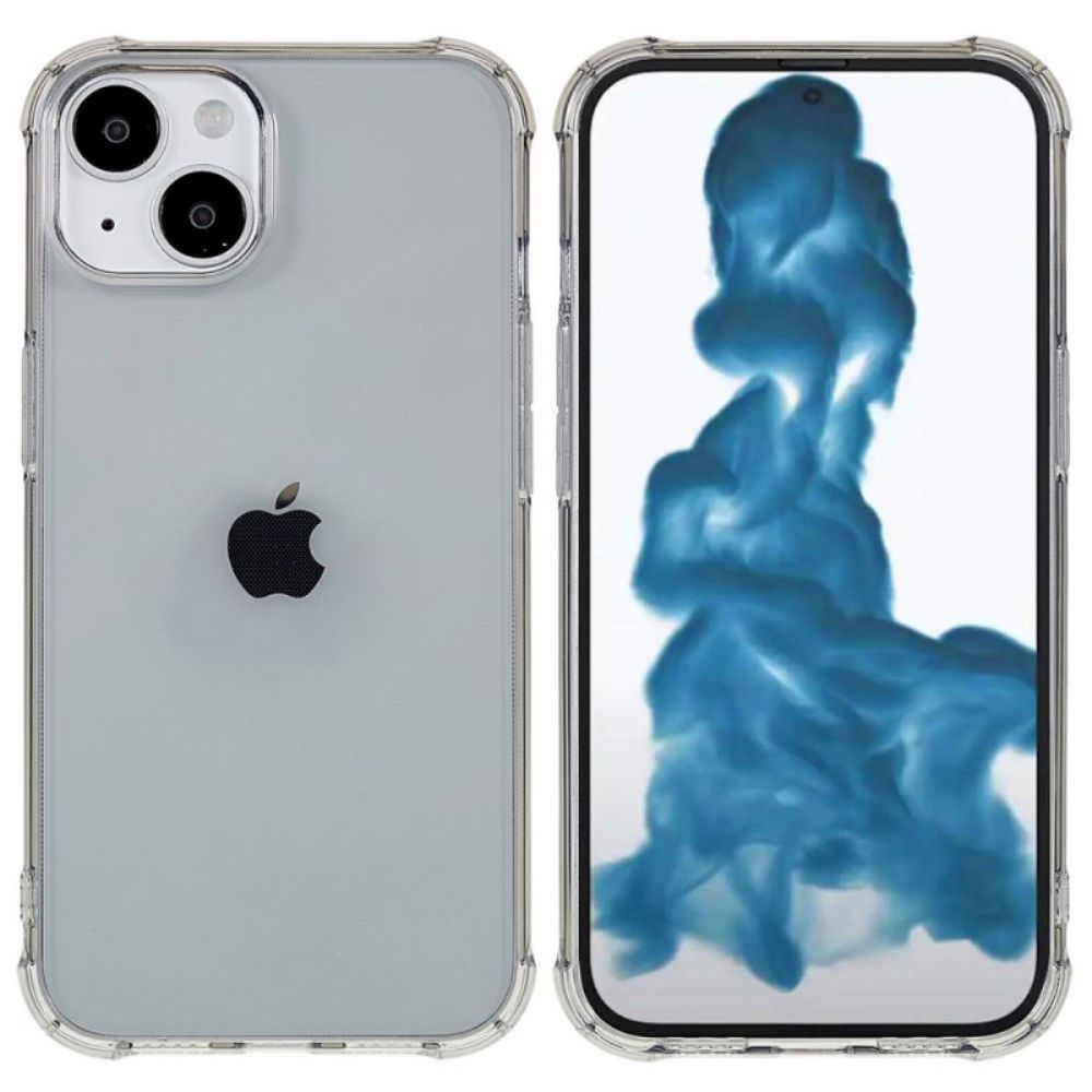 Hoesje voor iPhone 14 Doorschijnende Versterkte Hoeken