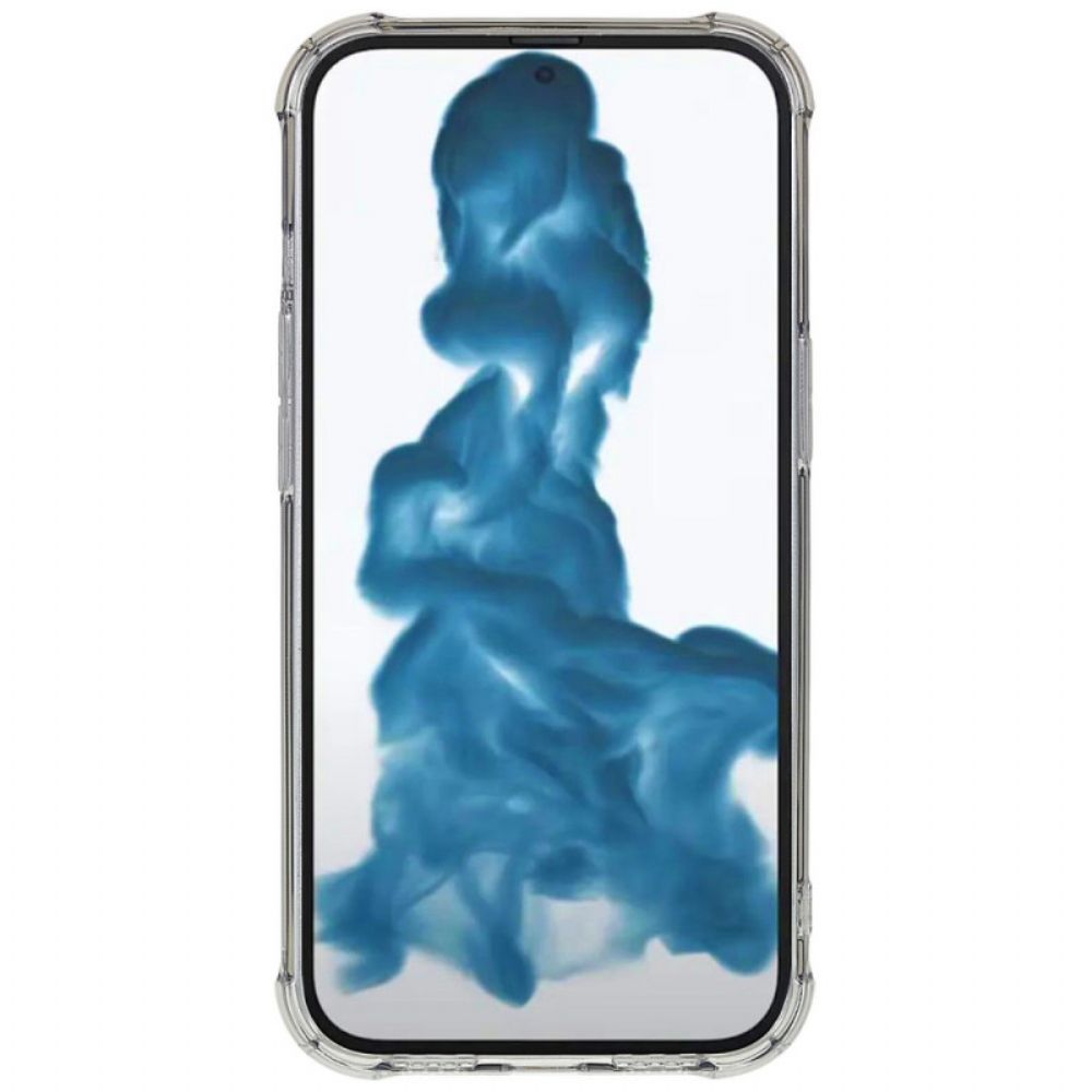 Hoesje voor iPhone 14 Doorschijnende Versterkte Hoeken