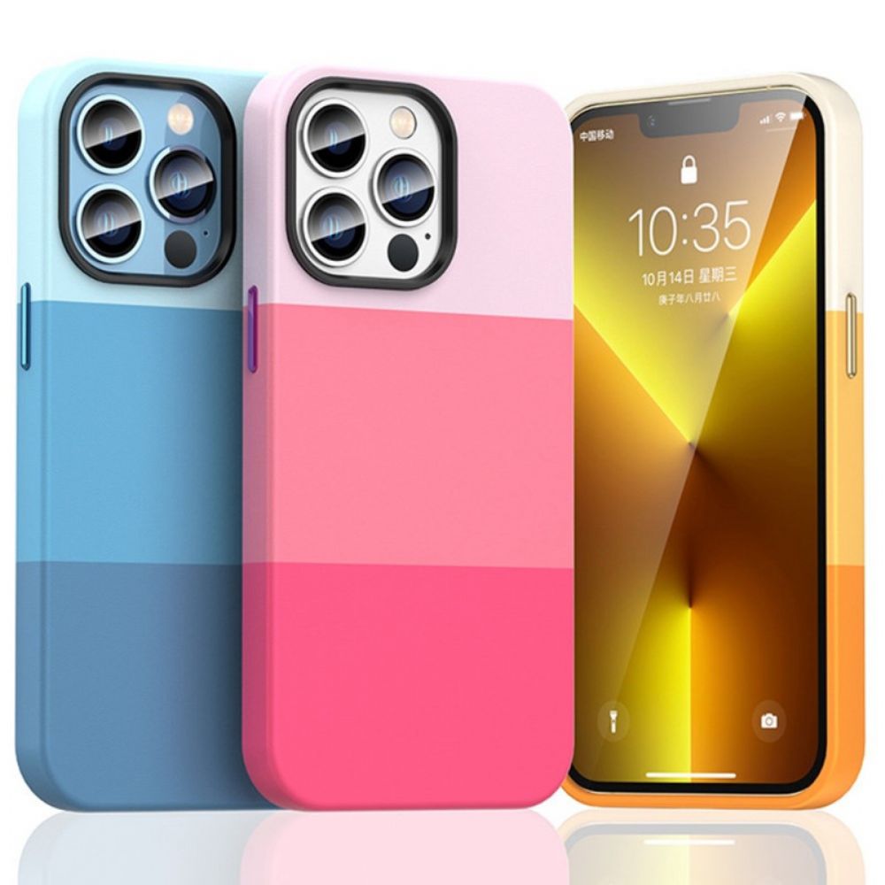 Hoesje voor iPhone 14 Gekleurde Strepen