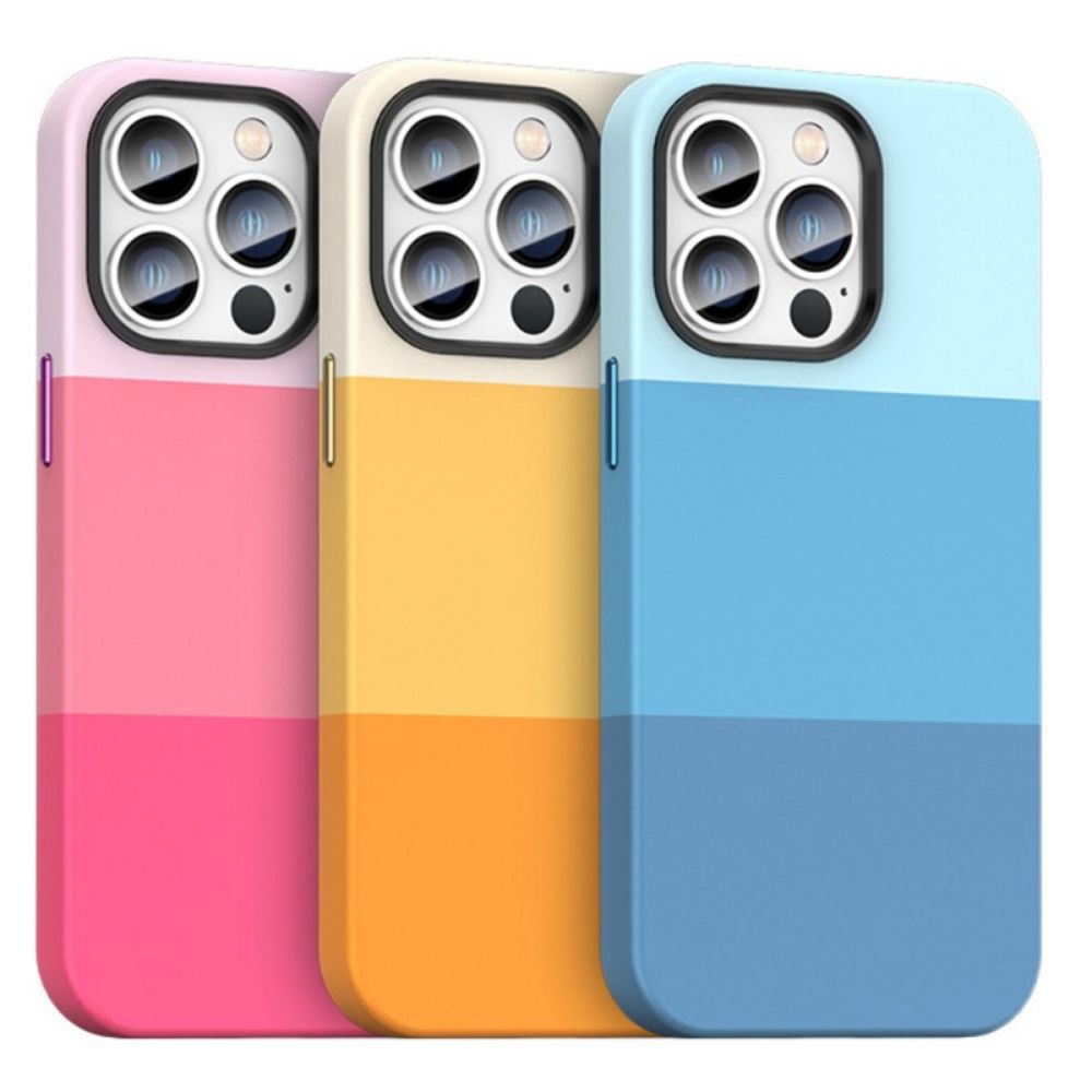 Hoesje voor iPhone 14 Gekleurde Strepen
