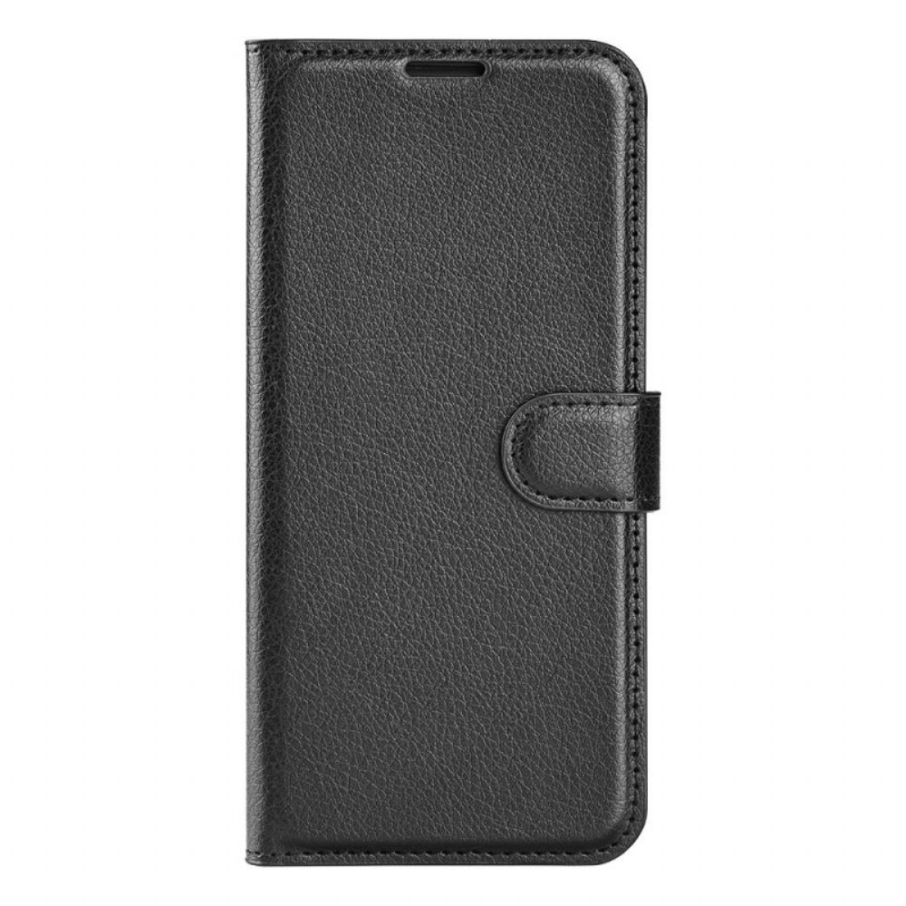 Leren Hoesje voor iPhone 14 Klassiek