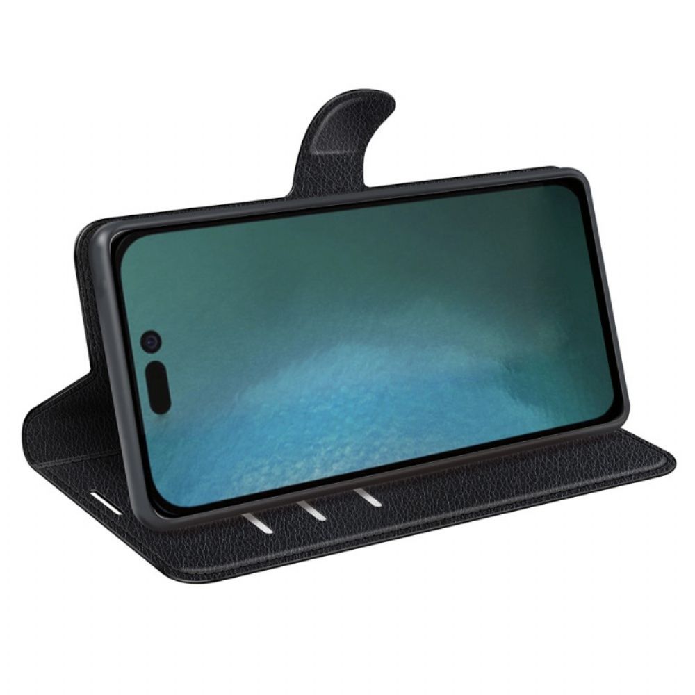 Leren Hoesje voor iPhone 14 Klassiek