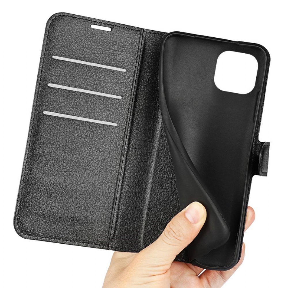 Leren Hoesje voor iPhone 14 Klassiek