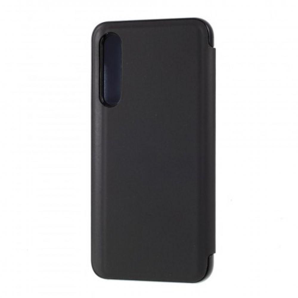 Bescherming Hoesje voor Xiaomi Mi 9 SE Spiegel En Leereffect